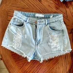 ZARA BASIC Z1975 DENIM SHORT